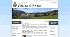 Desktop Screenshot of comune.chiusadipesio.cn.it