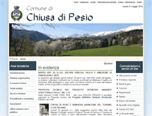 Tablet Screenshot of comune.chiusadipesio.cn.it